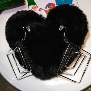 🌞NEW SILVER PLATED GEOMETRIC TIERED💎SHAPE EARRIN